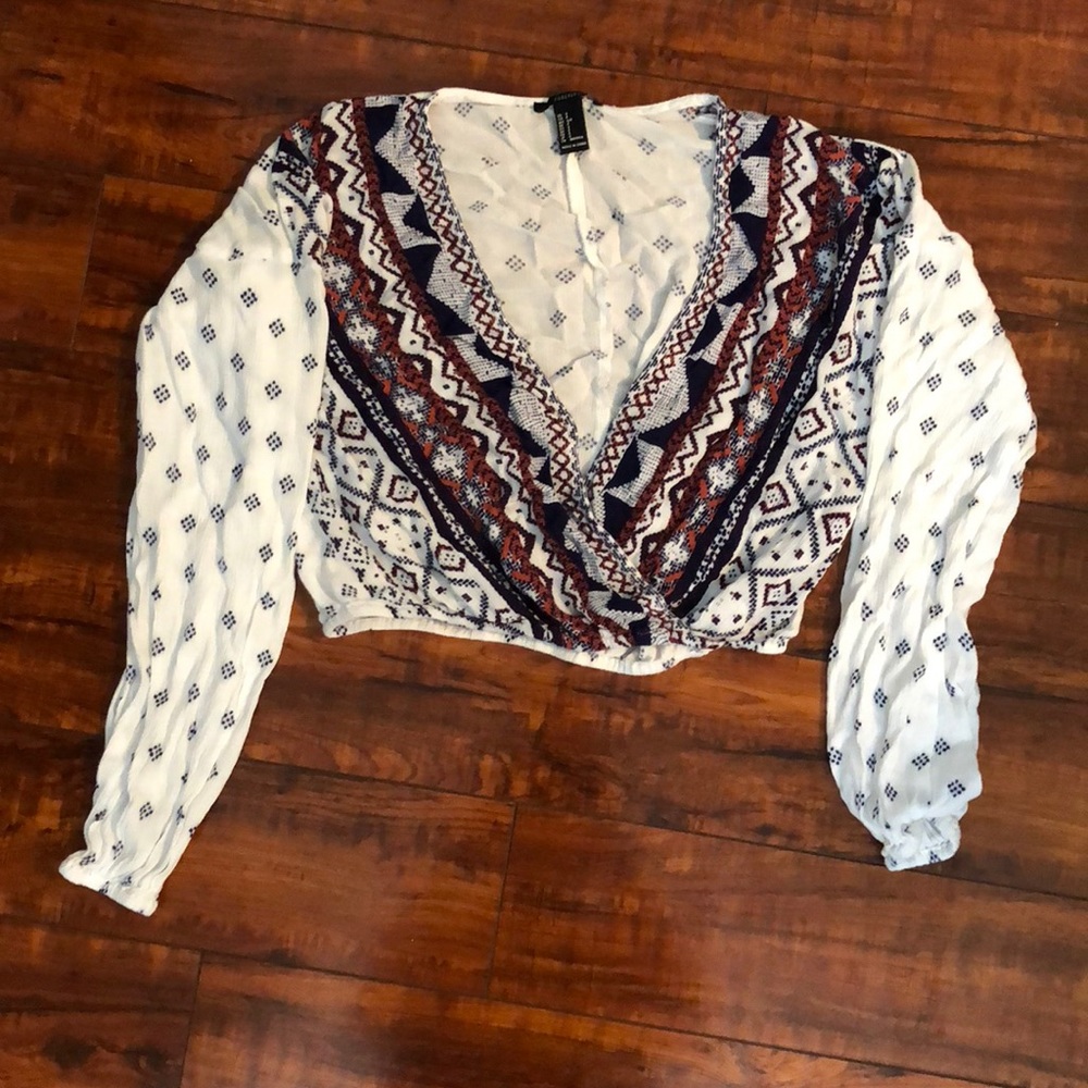 Flowy crop top